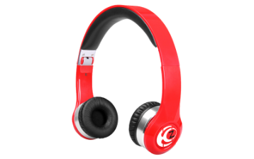 Krankz Wireless On-Ear Headphones Red