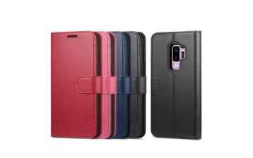 TUCCH Samsung S9 Plus Wallet Case, Magnetic Closure, Galaxy S9 Plus Premium PU Leather Flip Folio Wallet Case