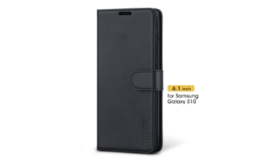 TUCCH SAMSUNG S10 Wallet Case - Galaxy S10 Leather Case with Kickstand and Magnetic Clasp