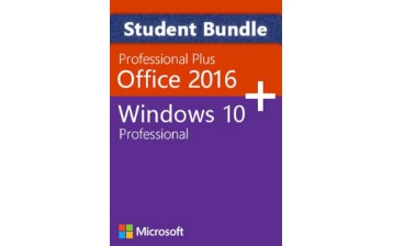 Windows 10 Pro + Office 2016 Pro - Student Package