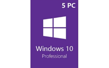 Windows 10 Pro Professional CD-KEY (32/64 Bit) (5 PC)