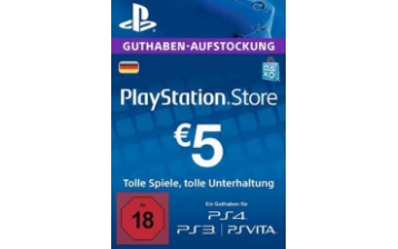 PSN 5 EUR / PlayStation Network Gift Card DE Store