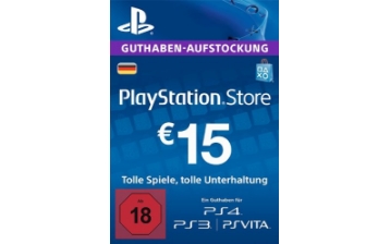 PSN 15 EUR / PlayStation Network Gift Card DE Store