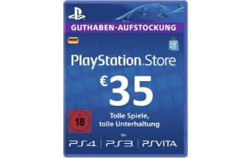 PSN 35 EUR / PlayStation Network Gift Card DE Store