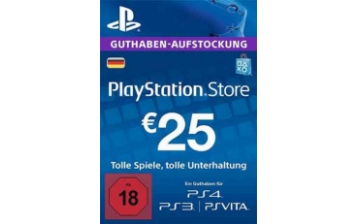 PSN 25 EUR / PlayStation Network Gift Card DE Store