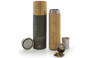 The Naturalist All-Purpose Beverage Bamboo Thermos / Large Capacity 17 oz / 500 ml