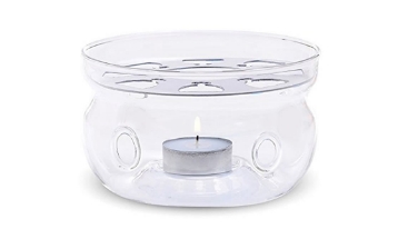 Teabloom UNIVERSAL Large Glass Tea Warmer - 6-inch diameter
