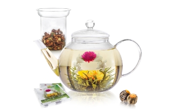 Celebration Glass Teapot and Infuser - 40 oz / 1200 ml