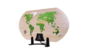 ANTOP AT-123 World Map Paper Thin Indoor HDTV Antenna
